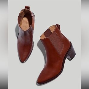 Madewell The Elspeth Pointy Toe Chelsea Boot 9.5 NEW